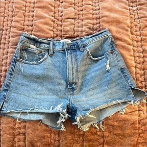 Distressed Denim Women's Shorts